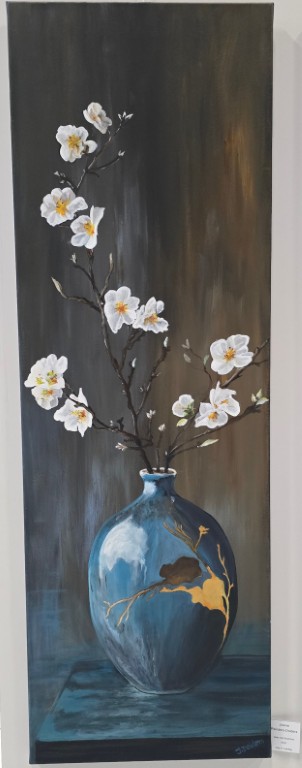 Josine Reinders-Dolders - Vaas met bloemen