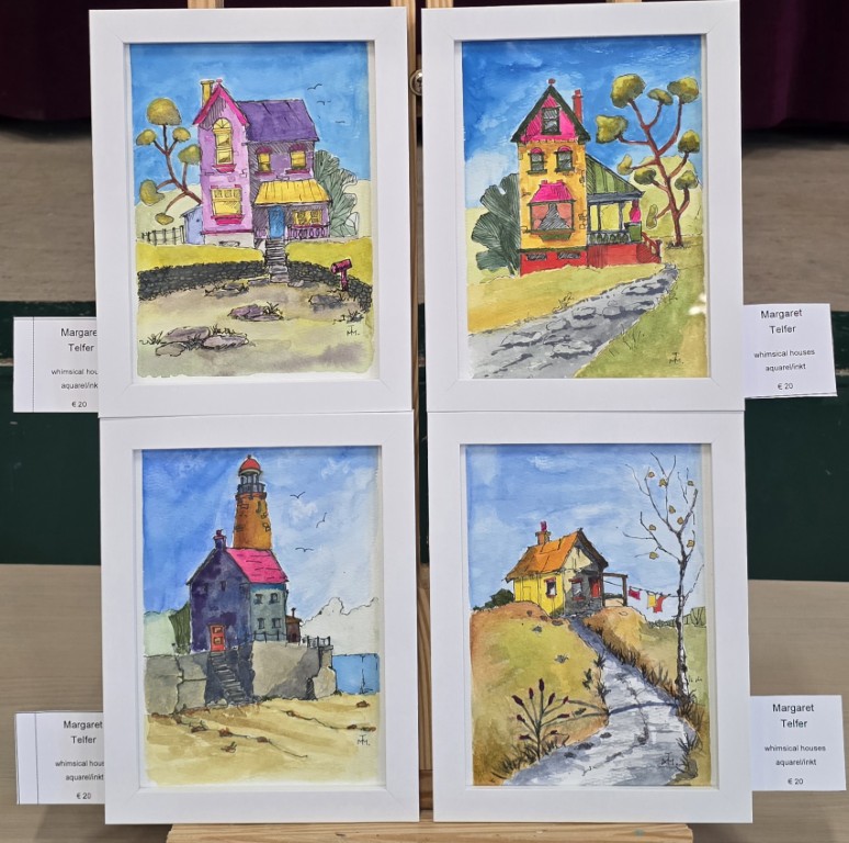 Margaret Telfer - whimsical houses