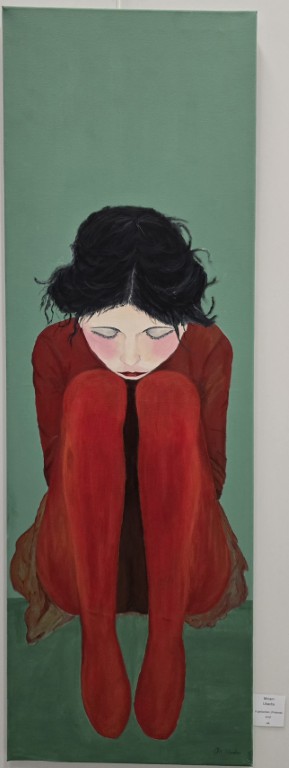 Petra Claes - meisje in rood